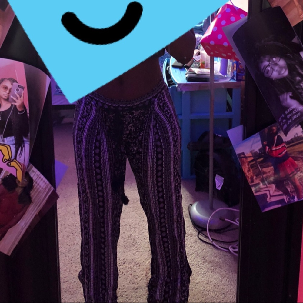 Floral Printed Pants